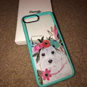 iPhone 6S/7/8 Plus Puppy w/ Flowers Casetify Case